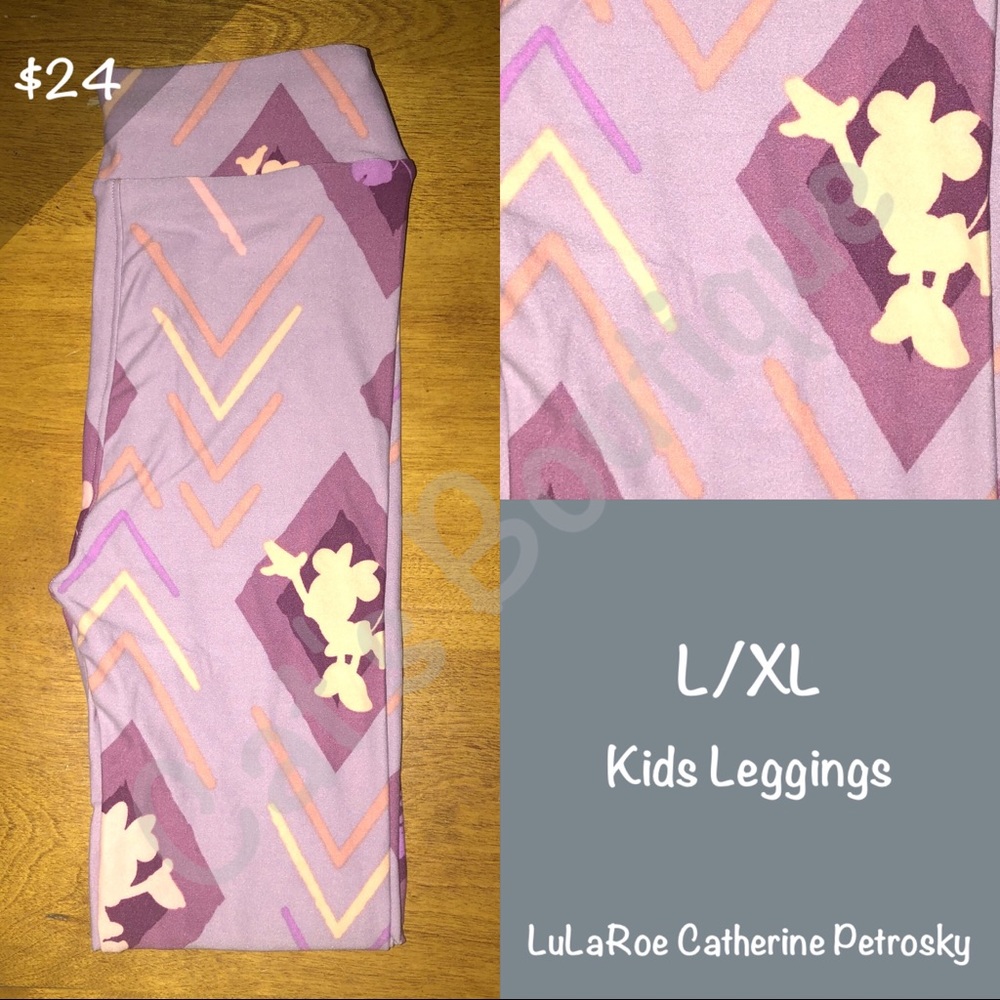 NWT LuLaRoe Collection for Disney L/XL leggings